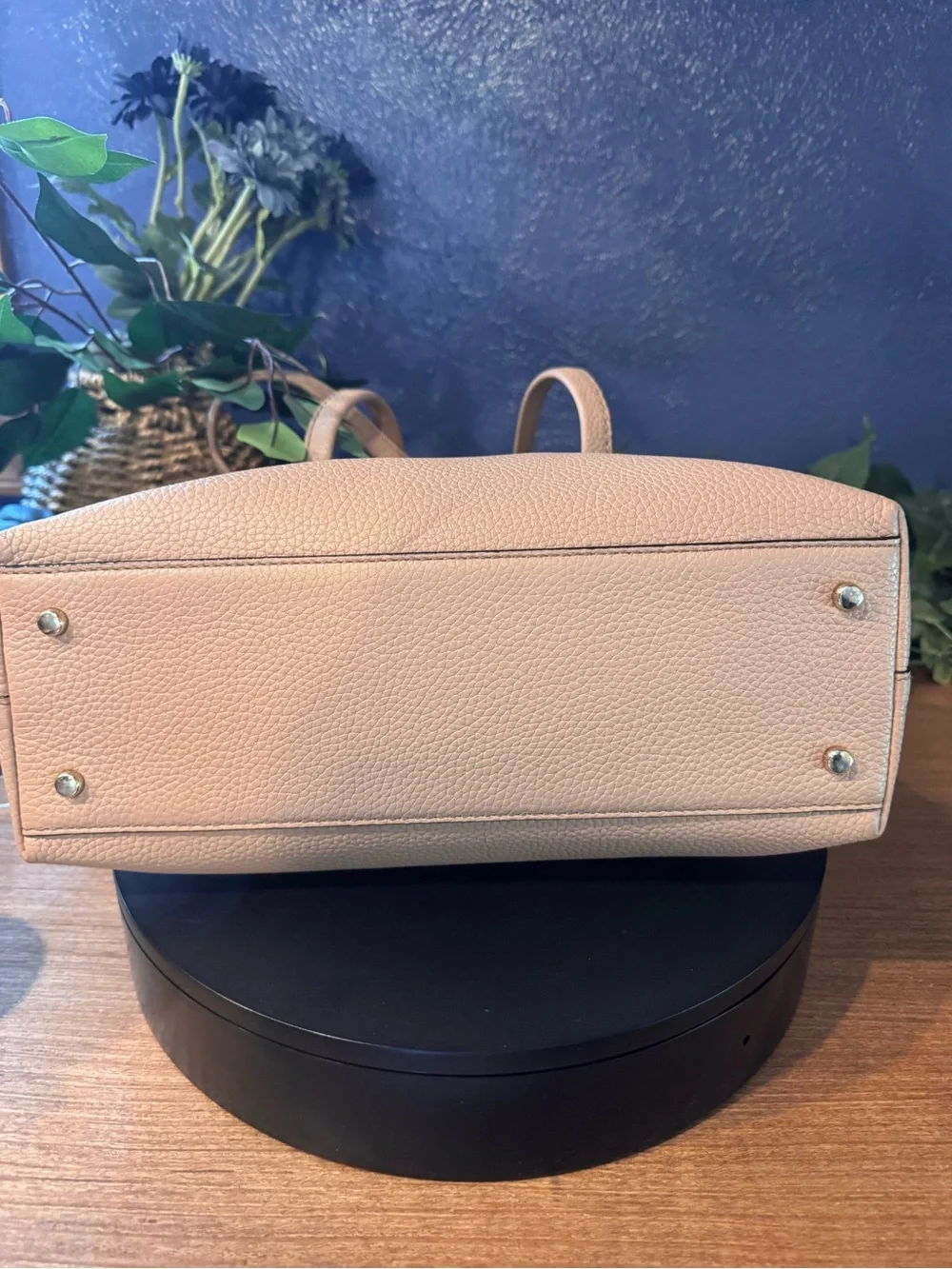 Kate Spade NY Leather Tan/Beige Satchel Bag EUC